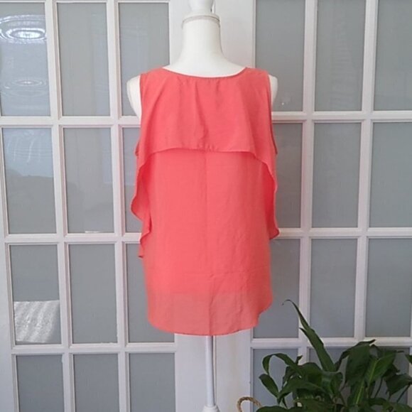 BCBGeneration Flutter Back Tank Top - Picture 6 of 11